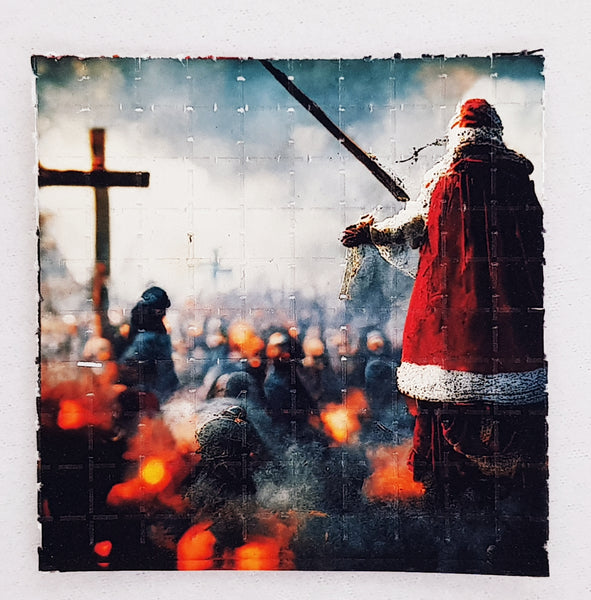Santa's Battle Blotter Art