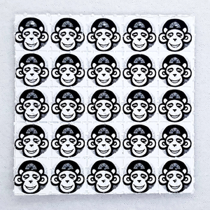 Monkey Face Blotter Art