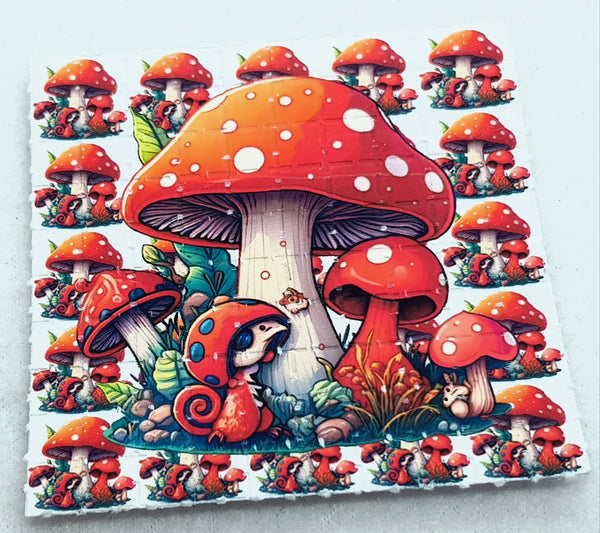 Mushroom Blotter Art