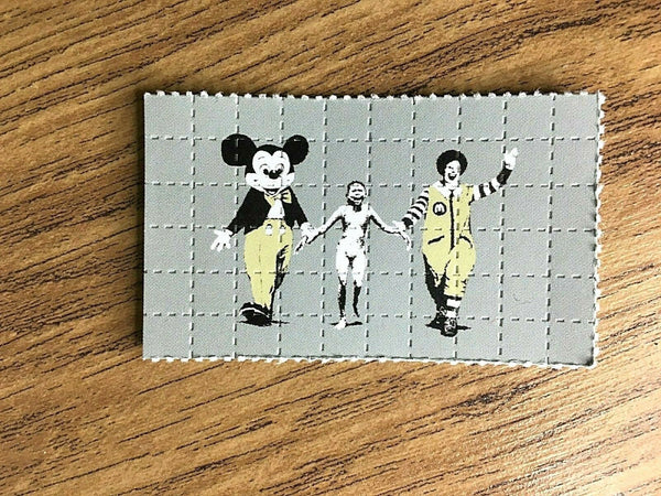 Micky Mouse LSD Blotter Art