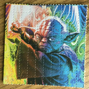 Star Wars Blotter Art Sheet Yoda LSD