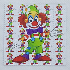 Clown Blotter Art Psychedelic Art LSD Acid Art 100 Tab Sheet Gift