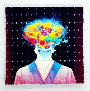 Brain on Drugs Mini Blotter Art - Blotter Store