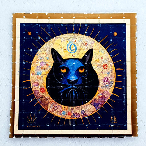 Cat God Mini Blotter Art - Blotter Store