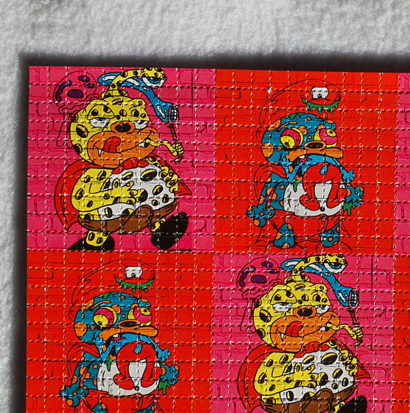 Creatures Blotter Art by Chris Crisis Signed & Numbered #11 of 100 - Blotter Store