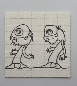 Double Trouble Mini Blotter Art - Blotter Store