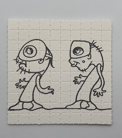 Double Trouble Mini Blotter Art - Blotter Store