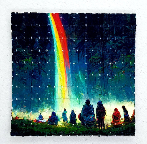 End of the Rainbow Mini Blotter Art - Blotter Store