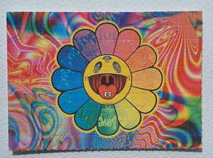 Flower Power Blotter Art by Russ Holmes Signed / Numbered - Blotter Store