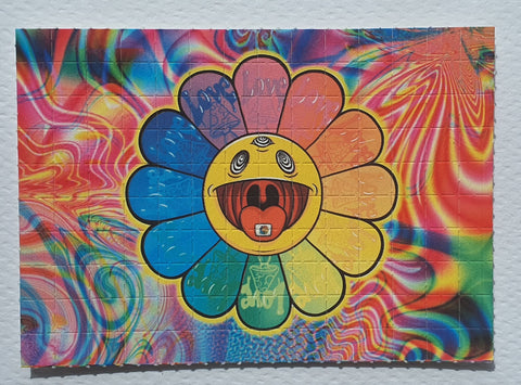 Flower Power Blotter Art by Russ Holmes Signed / Numbered - Blotter Store