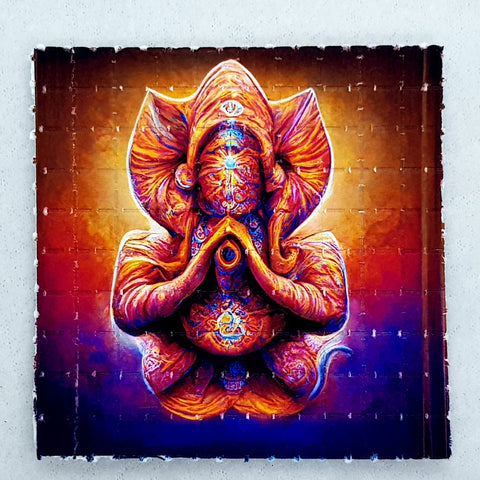 Ganesha's Power Mini Blotter Art - Blotter Store
