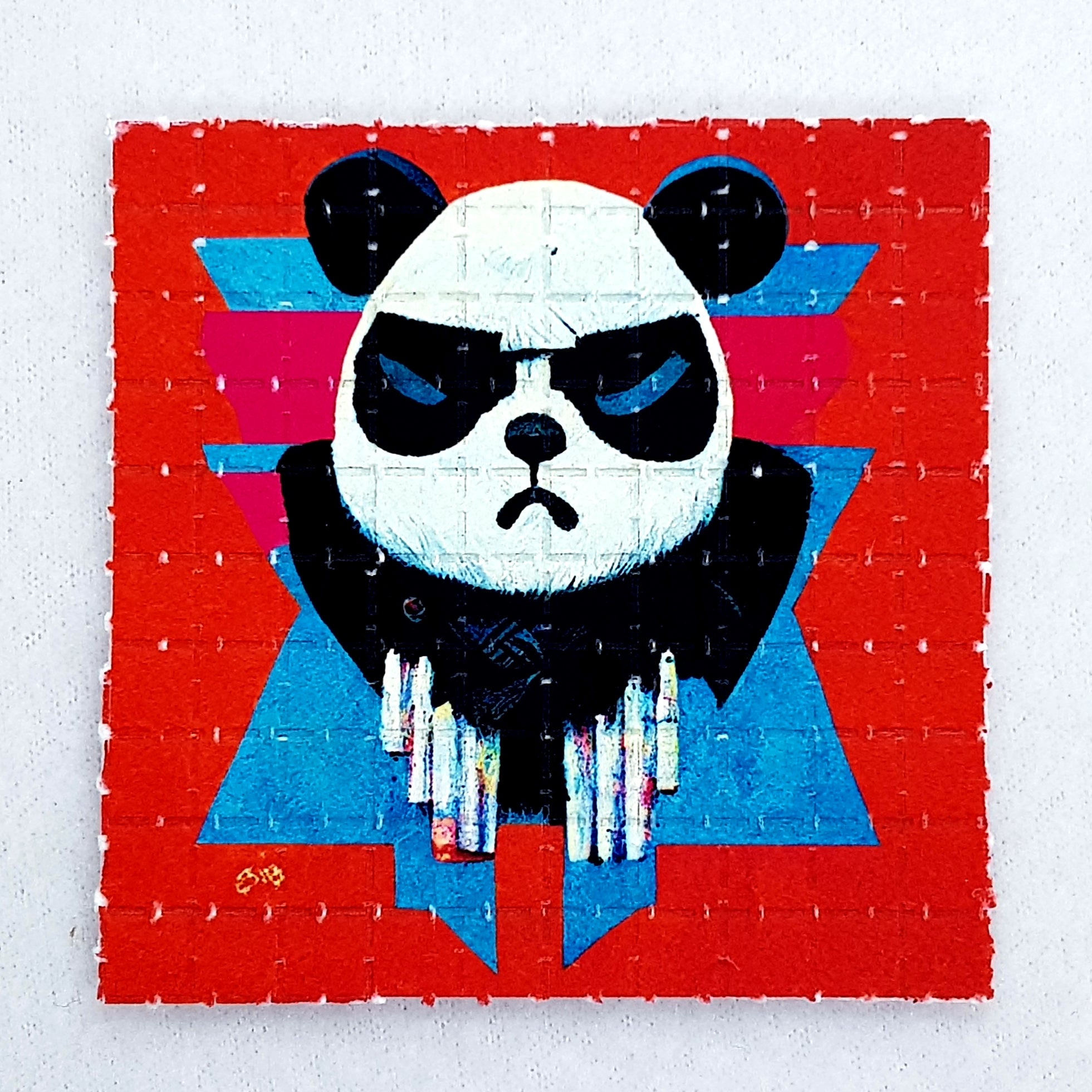 Gangster Panda Mini Blotter Art - Blotter Store
