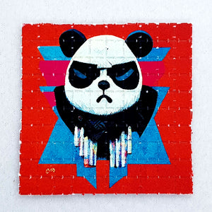 Gangster Panda Mini Blotter Art - Blotter Store