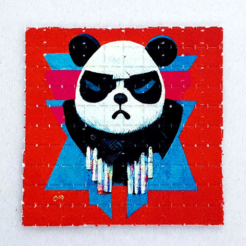 Gangster Panda Mini Blotter Art - Blotter Store