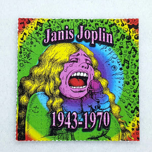 Janis Joplin Mini Blotter Art - Blotter Store
