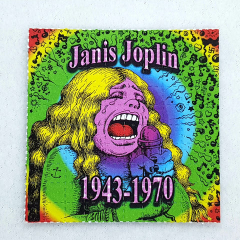 Janis Joplin Mini Blotter Art - Blotter Store