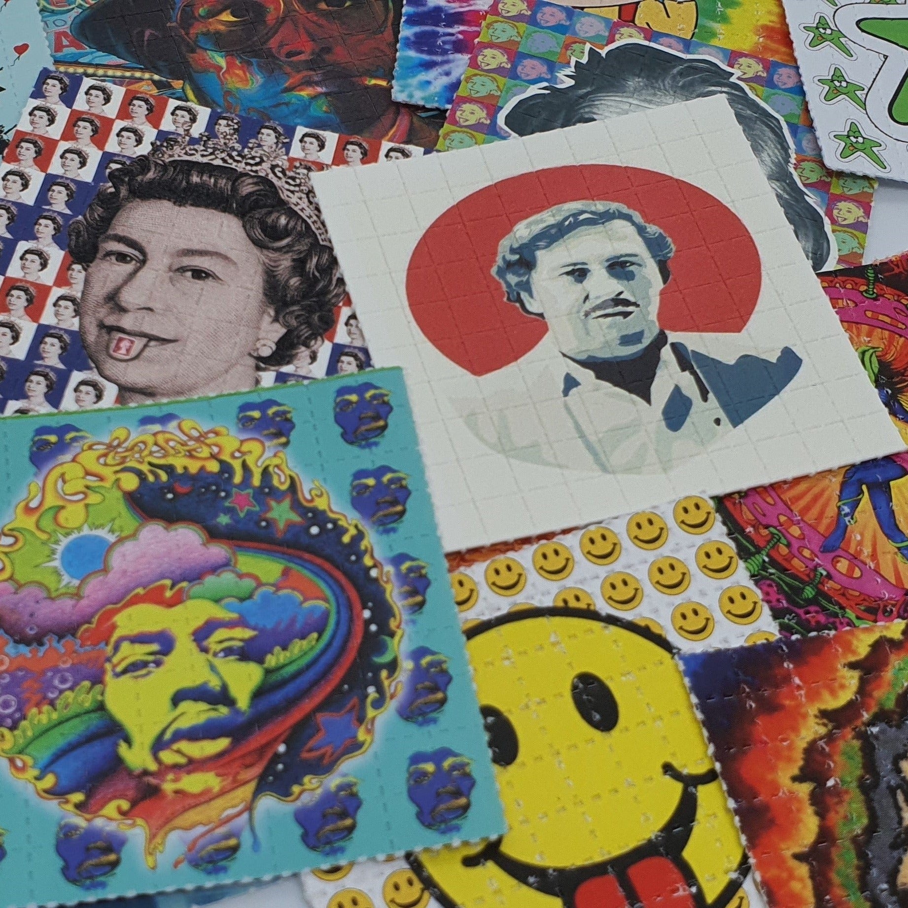 Randomly Selected Mini Blotter Art Sheets - Blotter Store