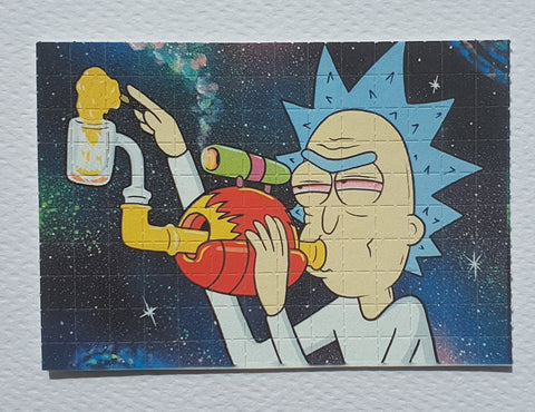 Rick Sanchez Blotter Art by Russ Holmes Signed / Numbered - Blotter Store