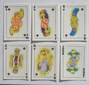 Simpsons Royal Flush Blotter Art Full Set #25/25 - Blotter Store