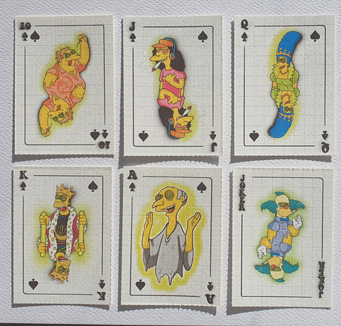 Simpsons Royal Flush Blotter Art Full Set #25/25 - Blotter Store