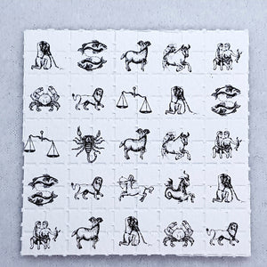 Star Signs Mini Blotter Art - Blotter Store