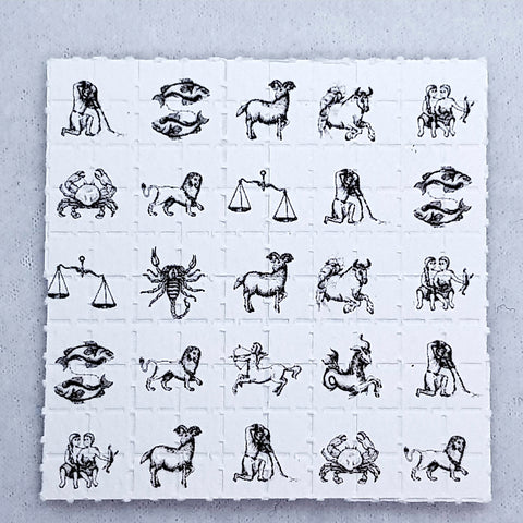 Star Signs Mini Blotter Art - Blotter Store
