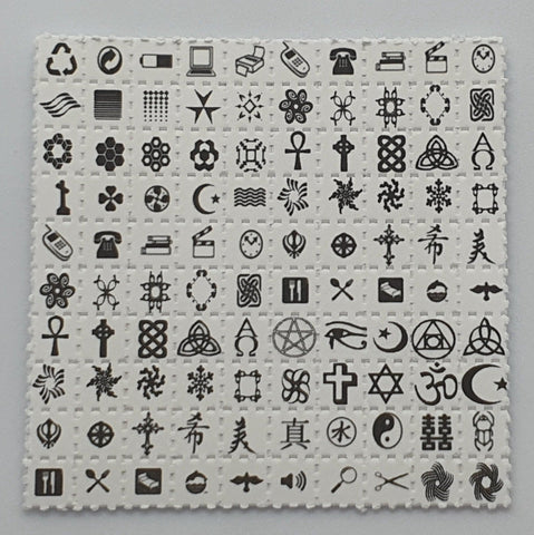 Symbols Mini Blotter Art - Blotter Store