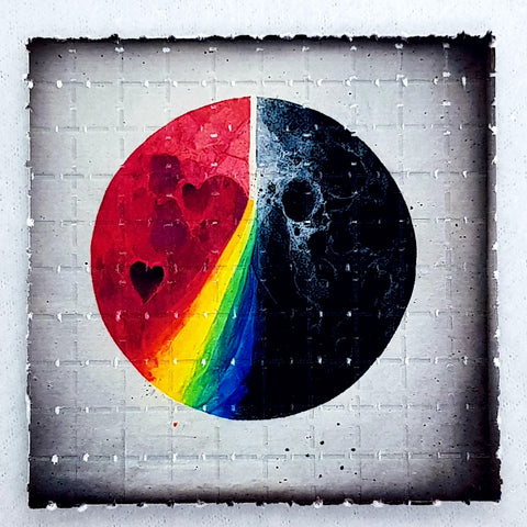 The Dark Side of Love Mini Blotter Art - Blotter Store