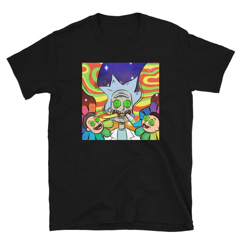 Rick and Morty Psychedelic Unisex T-Shirt