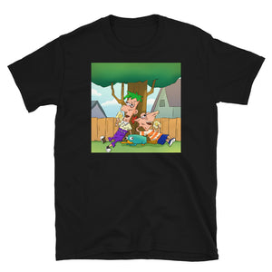 Phineas & Ferb on Acid Psychedelic Unisex T-Shirt