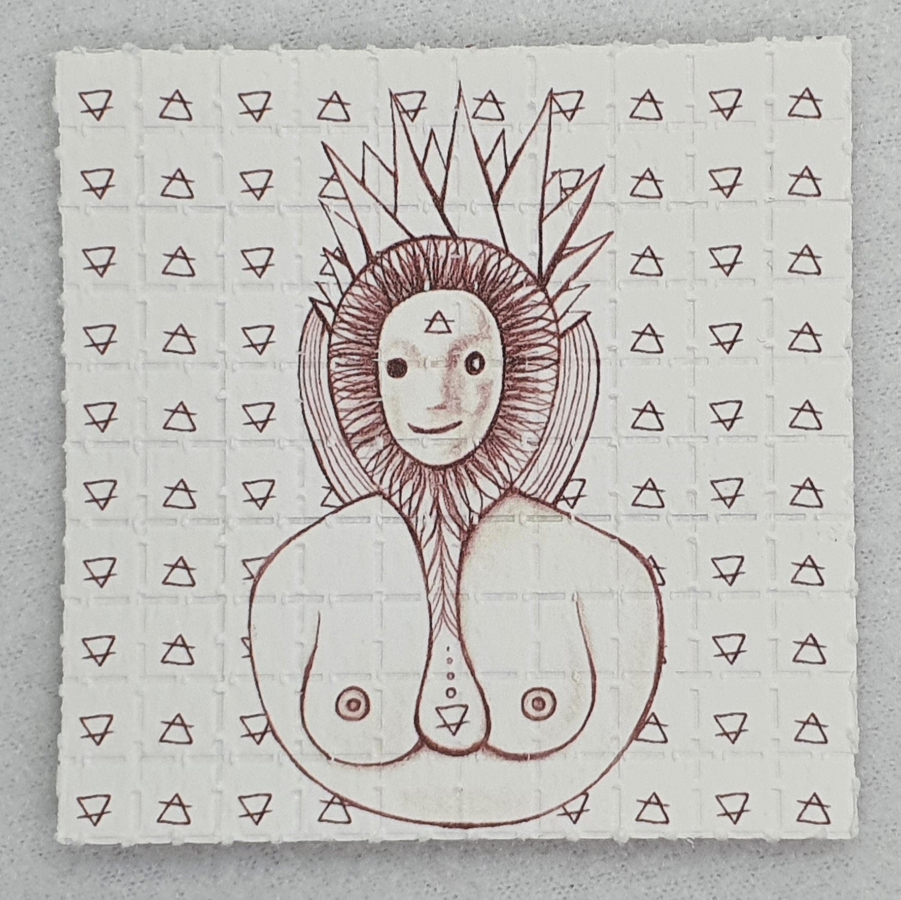 Voodoo Lady Mini Blotter Art - Blotter Store