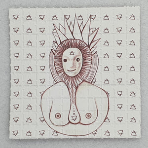 Voodoo Lady Mini Blotter Art - Blotter Store