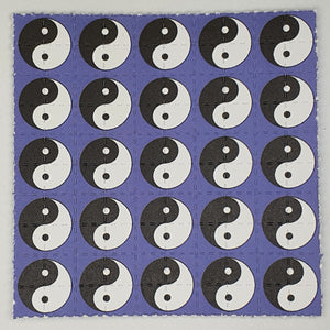 Yin Yang Blue Mini Blotter Art - Blotter Store